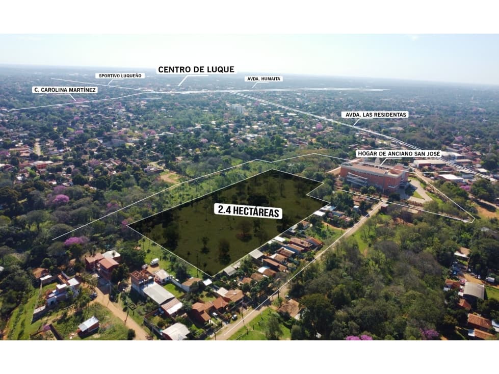 VENDO IMPORTANTE TERRENO EN LUQUE PARA EMPRENDIMIENTOS — foto 1
