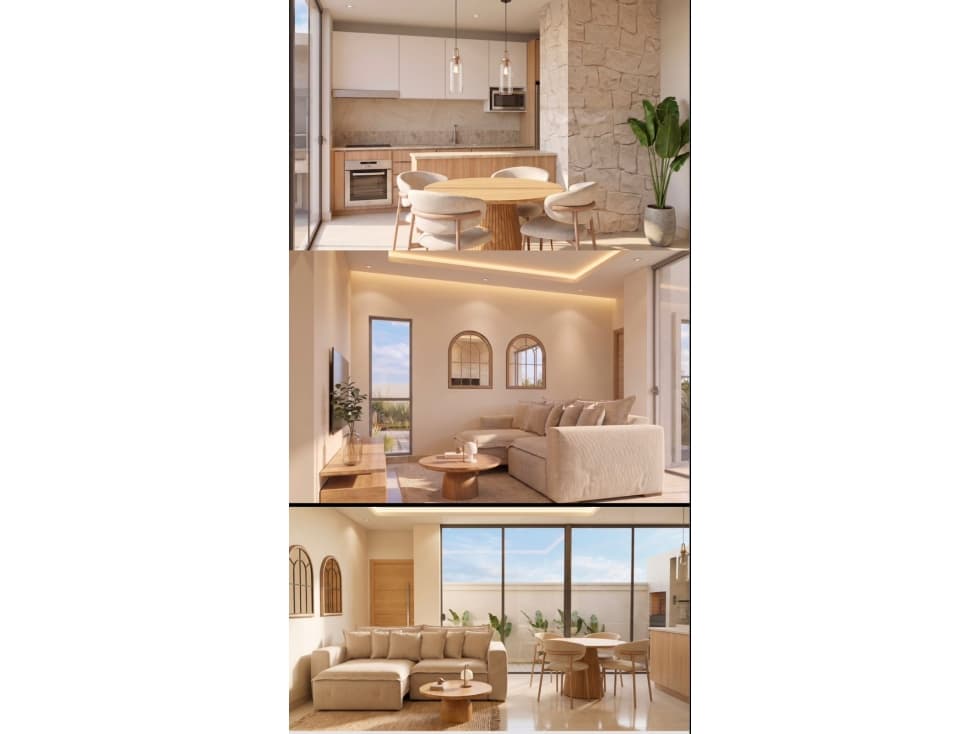 VENDO CASA DE 2 DORMITORIOS ESTILO TOSCANO EN LUQUE — foto 4
